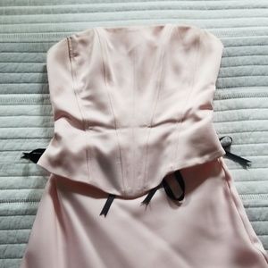 scene Dresses - Light Pink Corset Top & skirt with train set scene Dresses - Light Pink Corset Top & skirt with train set